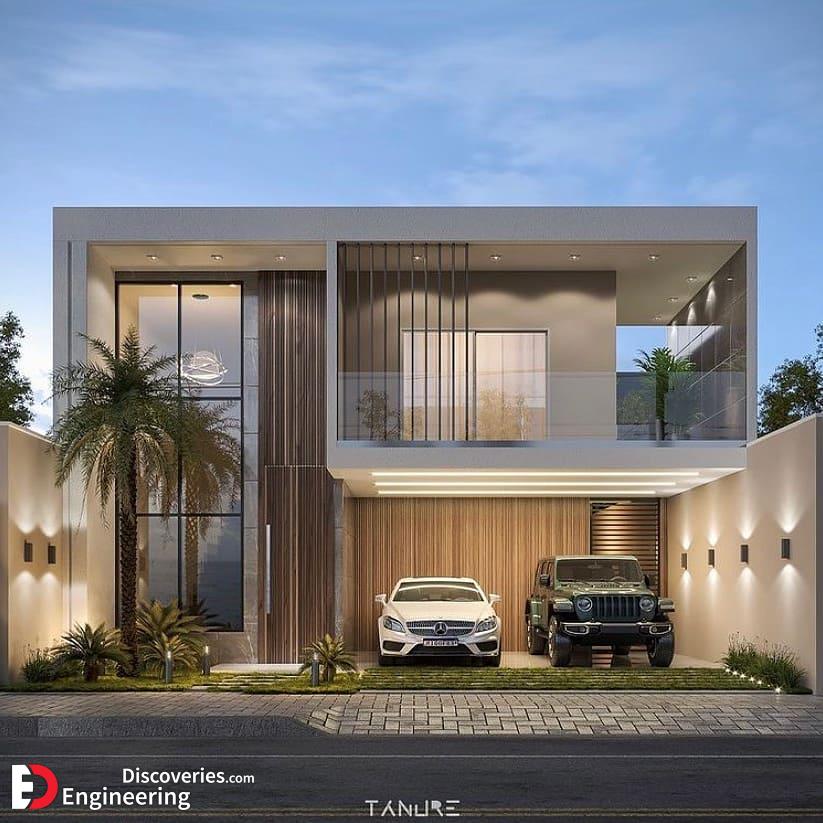 طراحی نما مدرن ویلا لوکس